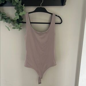 BODY CONTOUR COLLECTION | Sleek Taupe Bodysuit